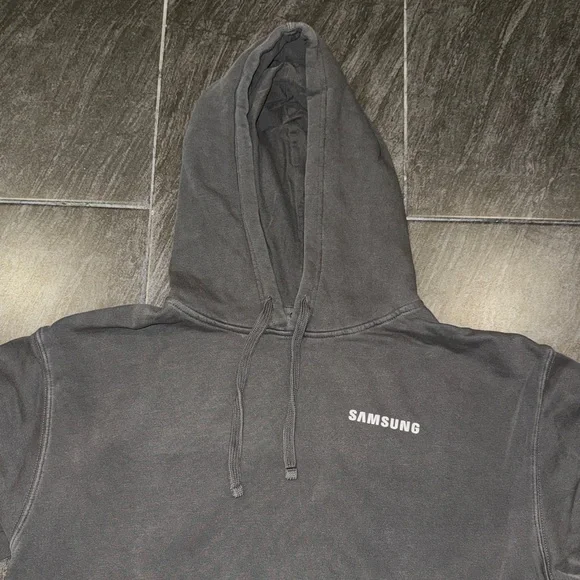Samsung Black Hooded Sweatshirt with Small Chest Logo - Picture 7 of 10